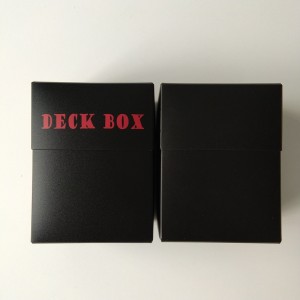 80+ Poly Black Deck Box para Pokémon / Yu-Gi-Oh y Magic Card