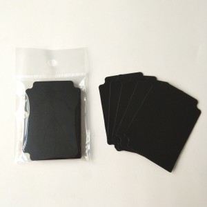 Divisores de tarjetas de juego negros para estuches de mazos