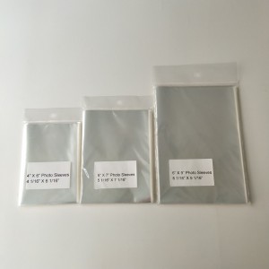 Bolsas de almacenamiento de cubierta de manga suave de plástico transparente de cristal transparente