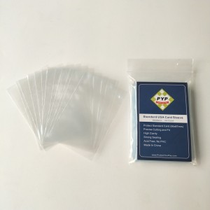 Crystal Clear Standard USA Size Card Sleeve 56x87mm Board Game Card Sleeves