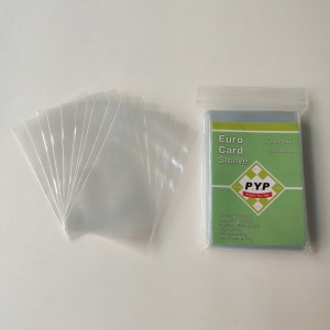 Crystal Clear Standard Euro Size Card Sleeve 59x92mm Board Game Card Sleeves